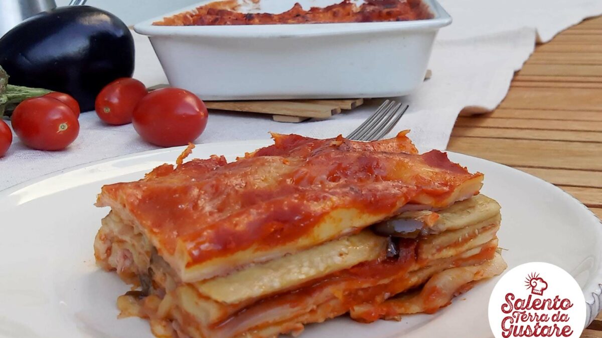 lasagne con melanzane senza besciamella